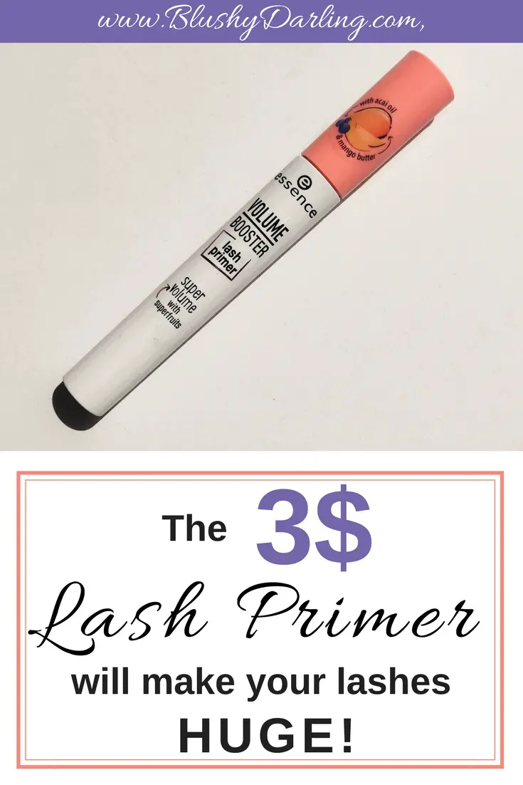 With this trick you'll have the biggest lashes ever at an affordable price! Check the review of the Essence Volume Booster Lash Primer