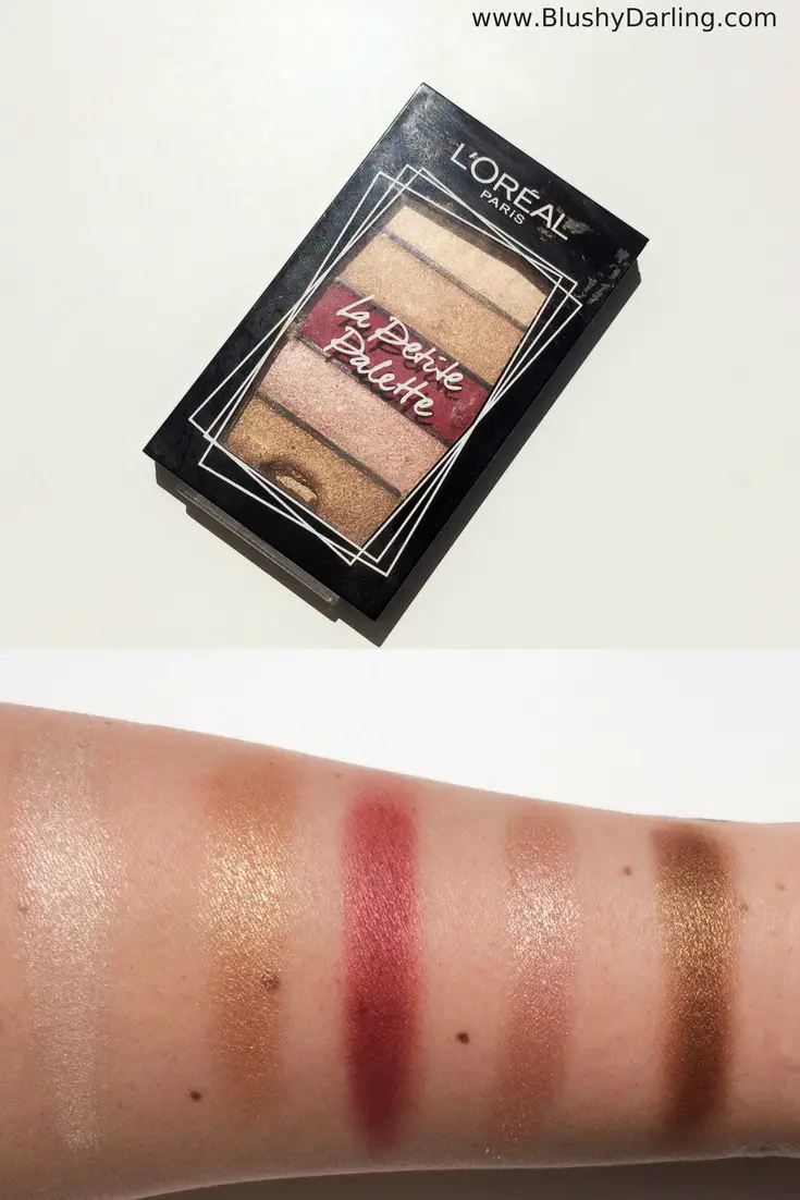 L'Oréal La Petite Palette in Nudist Review. Drugstore warm toned palette