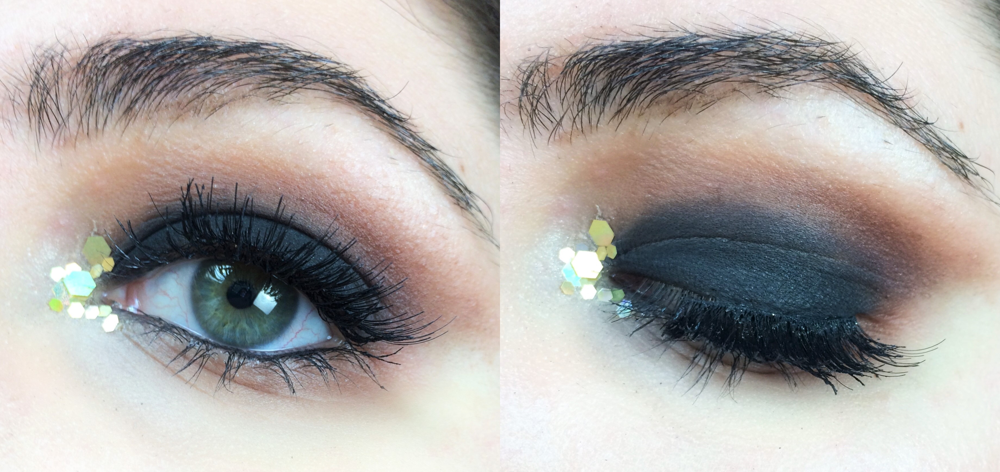 Black Glamour Smokey Eye Makeup (11)