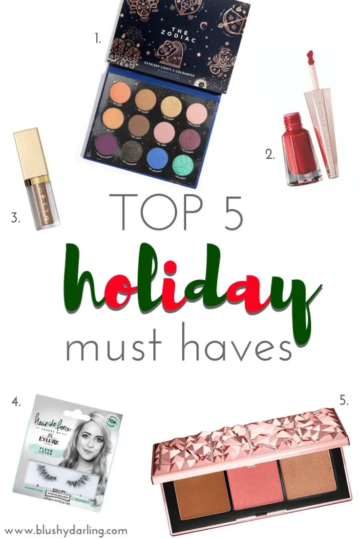 Top 5 Holiday Must Haves. All the products you will need during the Christamas season this year