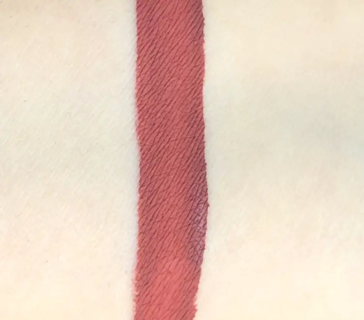 Swatch of Essence Colour Boost Mad About Matte Liquid Lipstick in Mad Matters