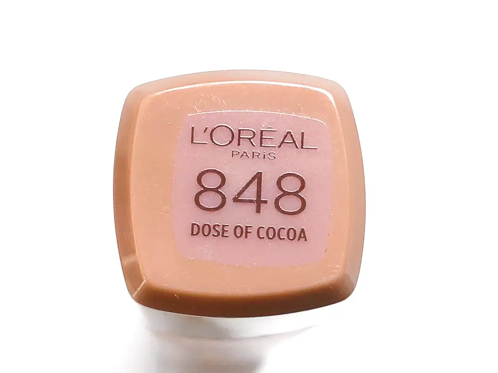 L'Oréal Dose Of Cocoa Les Chocolates Ultra Matte Liquid Lipstick Review 5