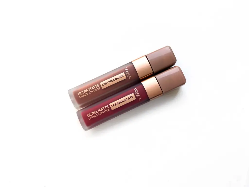Review L'Oréal Tasty Ruby, Volupto Choco Les Chocolates Ultra Matte Liquid Lipsticks 1-2.jpg