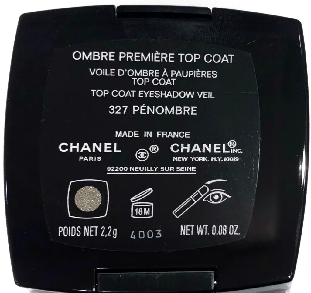 Chanel 327 Pénombre Ombre Première Top Coat 