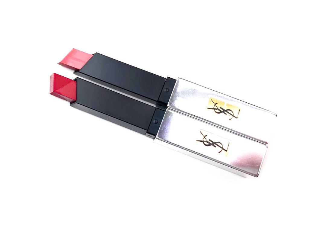 YSL 101 Rouge Libre, 106 Pure Nude The Slim Sheer Matte | Review