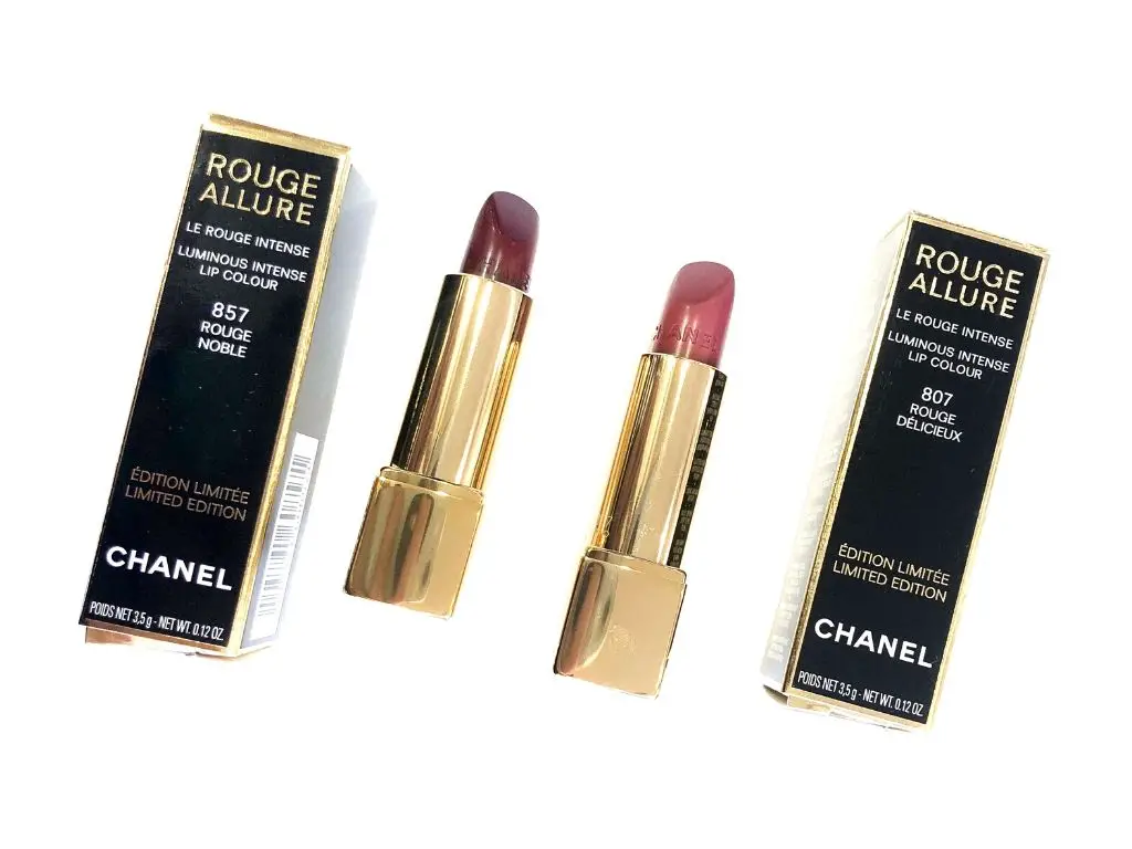 Chanel 307 Rouge Delicieux, 357 Rouge Noble Rouge Allure Lip Colour | Review