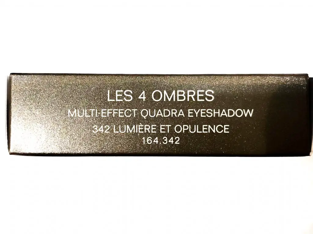 Diversidad Honorable único Chanel Lumière Et Opulence Les 4 Ombres Eyeshadow Review