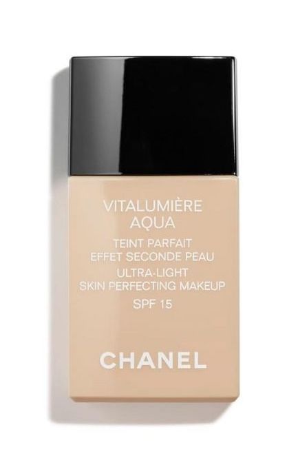 Best Foundations for Combination Skin Chanel Vitalumiere Aqua