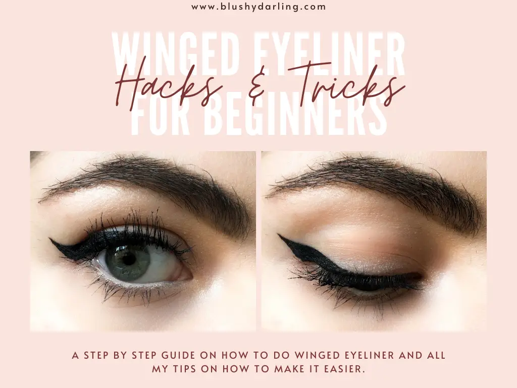 Winged Eyeliner For Beginners My Hacks Tricks