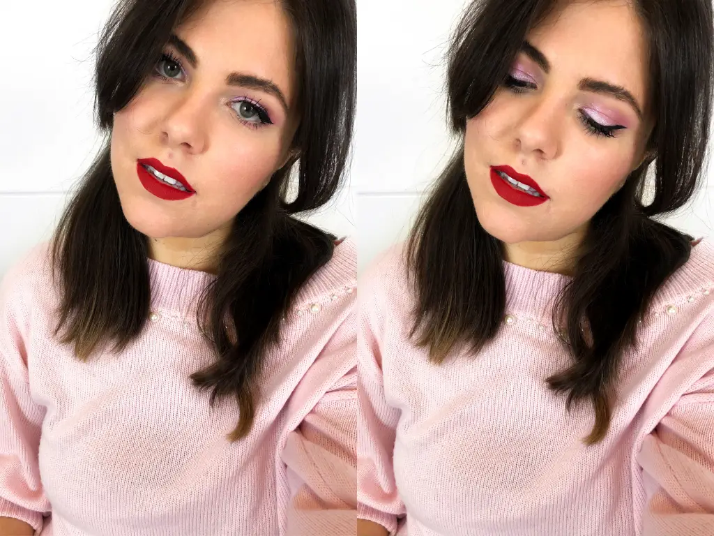 Springy Pink & Red Look #MakeupMonday
