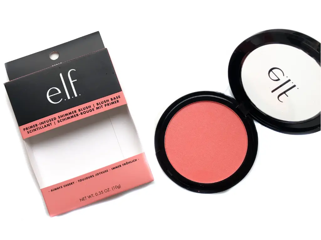 elf Cosmetics Always Cheery Primer-Infused Blush | Review